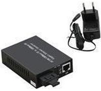 InLine® - Convertitore multimediale di rete 10/100/1000 Mb/s TP a LWL (SC Duplex), MM, 550 m