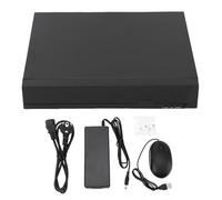 Network Video Recorder, 4K 8CH POE NVR Support USB Backup VGA HD Display Interface Output for Home Security Systems