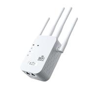 Networking - Amplificatore di estensione di spiaggia WiFi | Amplificatore di segnale WiFi Extender | 1.2 Gbps Home Signal Booster | 4 porte Doppelband 5 GHz / 2,4 GHz, Reti, Punto di accesso