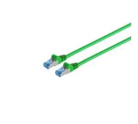 Netzwerk Patchkabel CAT6a RJ45 S/FTP PiMF 2m Gr?+n NUOVO