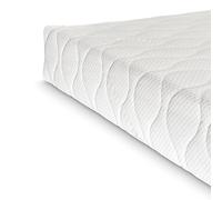 [neu.haus] Materasso a Schiuma Fredda 90x200 cm Materasso Traspirante Ergonomico con Coprimaterasso Trapuntato e Rimovibile con Cerniera Lampo