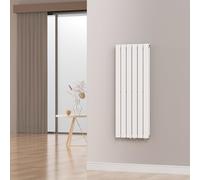 [neu.haus] Termosifone da Parete Radiatore Design Riscaldamento ad Acqua Calda Termoarredo a Pannello Doppio con Elementi Piatti 120 x 45 cm - Bianco
