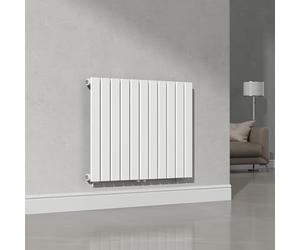 [neu.haus] Termosifone da Parete Radiatore Design Riscaldamento ad Acqua Calda Termoarredo a Pannello Singolo con Elementi Piatti 60 x 80 cm - Bianco
