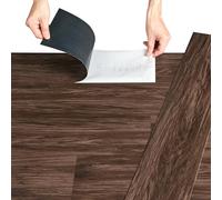 NEU.HOLZ Pavimento Adesivo Piastrelle in PVC (7 listoni = 0,975 m²) Pavimento Vinilico Fai da Te Pavimentazione Autoadesiva Rivestimento per Spazi Interni - Rovere 'Smoked'