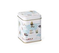 NEu teemando® Tea around the World, barattolo rettangolare da 100 g, coperchio 9,8 x 6,5 x 6,5 cm