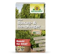 Neudorff Azet Buxus - Fertilizzante Illex - Fertilizzante bio per buxus forte e sano, Illex e altre pervinche con effetto immediato e a lungo termine, 1 kg