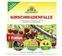Neudorff Trappola per Ciliegie - Protegge Le Ciliegie e Le Noci da infestazioni, trappole per Colla Senza insetticidi, 7 Pezzi