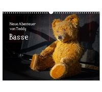 Neue Abenteuer von Teddy Basse (Wandkalender 2026 DIN A3 quer), CALVENDO Monatskalender: Neu Abenteuer von dem beliebten Teddy Basse .