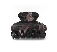 Neue Premium Editionen Franz sische Haarklammern Graues Python-Spitzenmuster F r M dchen Schildpatt 3 Zoll Gro e Haarklammer O36