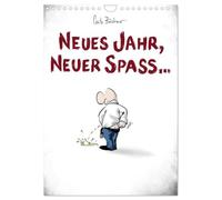 NEUES JAHR, NEUER SPASS... (Wandkalender 2026 DIN A4 hoch), CALVENDO Monatskalender: Cartoon-Kalender
