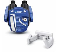 Neues Wasser Group Testa Filtro Brita Purity C G 3/8" - Cut-Off Variabile 0-70%, Connessioni Bypass Con Filettatura Maschio, Ventilazione Integrata, Adatto per filtro BRITA P1000