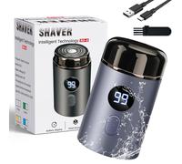 Neuester Tragbarer Elektrischer Mini-Rasierer, Mini Portable Electric Shaver, Travel Razor, Smooth Shave, Ipx7 Waterproof, Type-C Charging, Strong Power, TravelAccompanying (Starry Blue)
