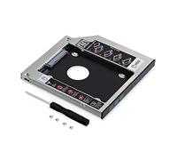 Neuftech 2nd 2.5'' HDD SSD Caddy SATA adattatore per tutti i Notebook Laptop 9.5 mm Hard Disk con SATA Drive compatibile con HP Dell Acer ASUS Lenovo