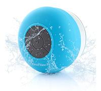 Neuftech bluetooth Cassa Altoparlante Impermeabile da Doccia - Wireless Speaker Waterproof Con Microfono Integrato Per Smartphone iphone,Samsung, HTC, Mp3 Player ecc - Azzurro