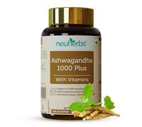 Neuherbs Ashwagandha 1000 mg compresse per uomo | Gestisci ansia e sollievo d...