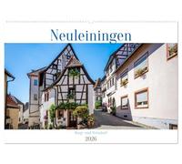 Neuleiningen - Burg- und Weindorf (Wandkalender 2026 DIN A2 quer), CALVENDO Monatskalender: Neuleiningen verzaubert mit historischer Burg, charmantem ... und traumhaftem Ausblick über die Rheinebene.