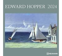 NEUMANN - Calendario 2024 da muro EDWARD HOPPER, 12 mesi, 30x30 cm