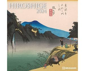 NEUMANN - Calendario 2024 da muro HIROSHIGE, 12 mesi, 30x30 cm