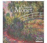 Calendario da muro 30x30 cm claude monet 2026 - AA.VV.