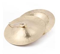 NeuneL Piatti in Ottone da 35 Cm / 14 Pollici Piatti Fatti a Mano for Ritmo a Percussione Piatti da Dito