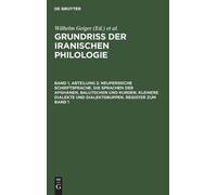 Neupersische Schriftsprache. Die Sprachen Der Afghanen, Balut (Copertina rigida)