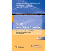 Neural Information Processing: 29th International Conference, Iconip 2022, Virtual Event, November 22-26, 2022, Proceedings: 1794