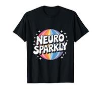Neuro Sparkly Disco Neurodiversità Autismo adhd Maglietta