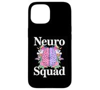 Neuro Squad Floral Brain Neurologia Neuro Nurse Team Custodia per iPhone 15