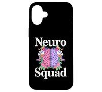 Neuro Squad Floral Brain Neurologia Neuro Nurse Team Custodia per iPhone 16 Plus