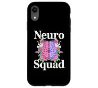 Neuro Squad Floral Brain Neurologia Neuro Nurse Team Custodia per iPhone XR