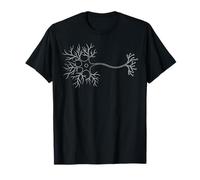 Neurobiologia Linea Cellulare Neurone Arte Brain Science Minimal Maglietta