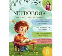 NeuroBook For Kids Ages 3-5 Preschool Learning Toddler Activities: Fun Brain Exercises for Toddlers - Educational Learning Materials - Cards for Brain ... for Writing - Children Birthday Gifts