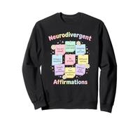 Neurodivergent Affirmations Autism Awareness Felpa