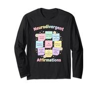 Neurodivergent Affirmations Autism Awareness Maglia a Manica