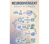 Neurodivergent Daily Planner: ADHD-Friendly Undated Journal for Women and Men with Time Blocking, Habit Trackers, and Goal Setting to Boost Productivity and Reduce Overwhelm
