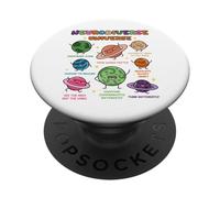 Neurodivergent Planet Space Lover Toddler School Pre-K PopSockets PopGrip Adesivo