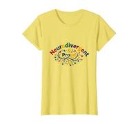 Neurodivergente e Orgogliosa: Celebrazione del Cervello colorato Maglietta, Donna, Limone, M
