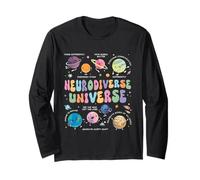 Neurodiversi Universo Spazio Pianeta Educazione Speciale Insegnante Maglia a Manica
