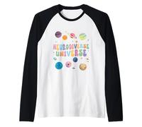 Neurodiversi Universo Spazio Pianeta Educazione Speciale Insegnante Maglia con Maniche Raglan