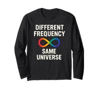Neurodiversity Neurodivergent ADHD ASD Rainbow Infinity Maglia a Manica