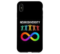 Neurodiversity Neurodivergent Rainbow Affinity ADHD Autism Custodia per iPhone XS Max