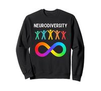 Neurodiversity Neurodivergent Rainbow Affinity ADHD Autism Felpa