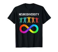 Neurodiversity Neurodivergent Rainbow Affinity ADHD Autism Maglietta