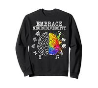 Neurodiversity Shirt | Embrace ADHD Autism ASD Tshirt Felpa