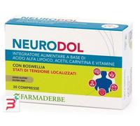 Farmaderbe Neurodol Integratore Sistema Nervoso Acido Lipoico 30 Compresse