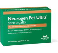 | Neurogen Pet Ultra Cane E Gatto, 30 Compresse Appetibili, per La Normale Funzi