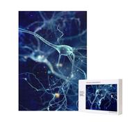 Neurologia dei neuroni delle cellule cerebrali 3D,Puzzle in legno da 300 pezzi per adulti e adolescenti