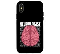 Neurologo Neurologia Cervello Medico Infermiera Scienza Neuroscienc Custodia per iPhone X/XS