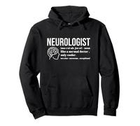 Neurologo Neurologia Cervello Medico Infermiera Scienza Neuroscienc Felpa con Cappuccio