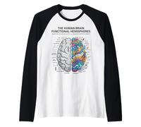 Neuroscienze Cervello analitico vs Concetto di Mente Creativa Maglia con Maniche Raglan